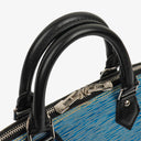 Louis Vuitton Alma PM Blue Denim EPI Leather Handbag