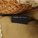 Prada Convertible Open Woven Raffia Tote Bag