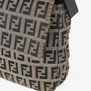 Fendi FF Navy Zucchino Baguette