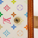 Louis Vuitton White Monogram Multicolor French Purse Wallet