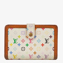 Louis Vuitton White Monogram Multicolor French Purse Wallet
