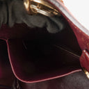 Christian Dior Medium Diorissimo Burgundy Calfskin Tote