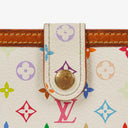 Louis Vuitton White Monogram Multicolor French Purse Wallet