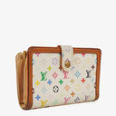 Louis Vuitton White Monogram Multicolor French Purse Wallet