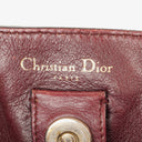 Christian Dior Medium Diorissimo Burgundy Calfskin Tote