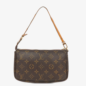 Louis Vuitton Pochette Accessoires Monogram Canvas Clutch Handbag