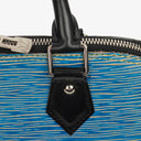 Louis Vuitton Alma PM Blue Denim EPI Leather Handbag