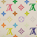 Louis Vuitton White Monogram Multicolor French Purse Wallet