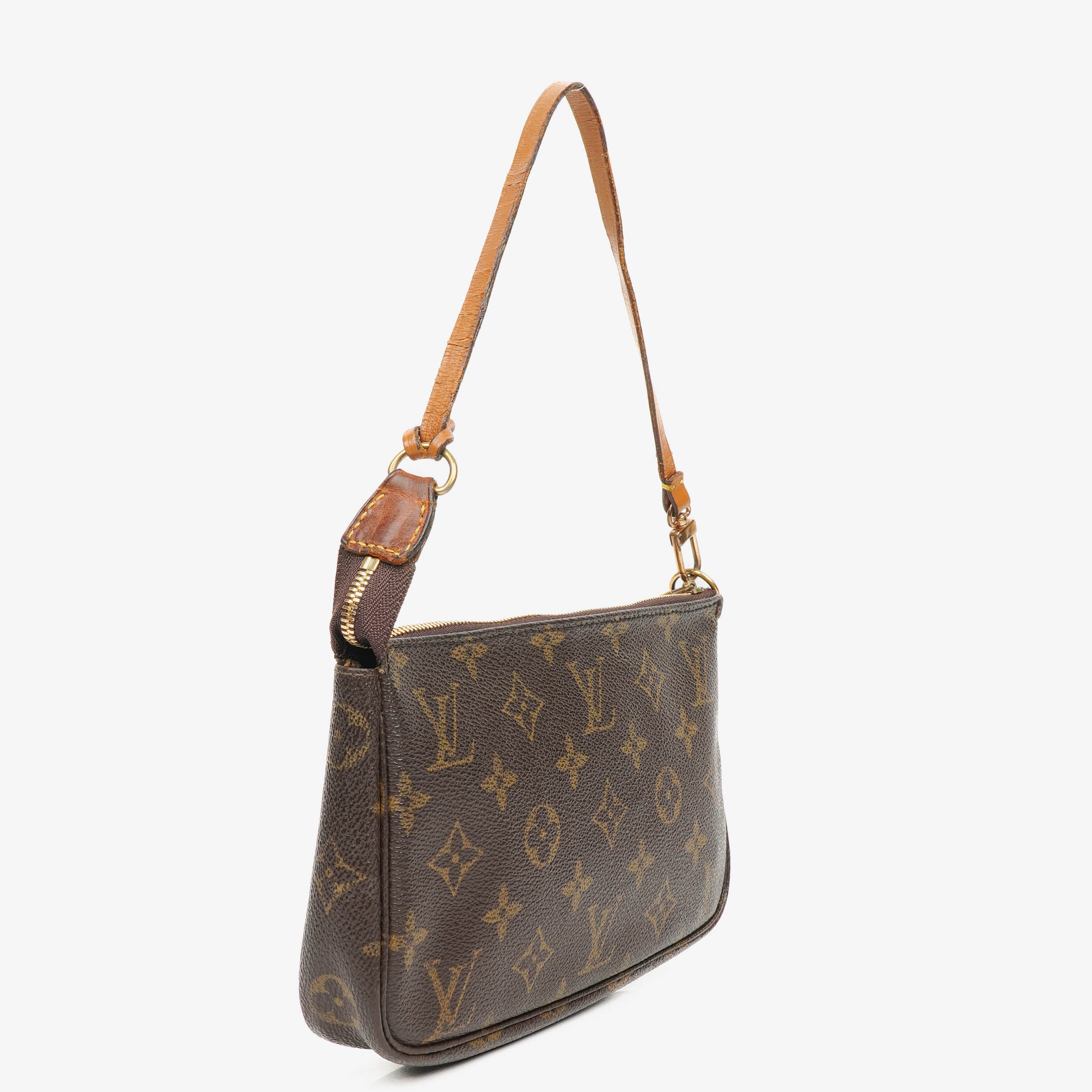 Louis Vuitton Pochette Accessoires Monogram Canvas Clutch Handbag