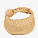 Bottega Veneta Mini Jodie Beige Leather Bag