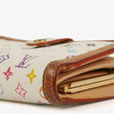 Louis Vuitton White Monogram Multicolor French Purse Wallet