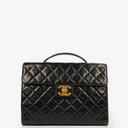 Chanel Cartella con Logo Maxi CC Nera