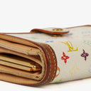 Louis Vuitton White Monogram Multicolor French Purse Wallet