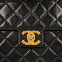 Chanel Cartella con Logo Maxi CC Nera