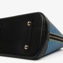 Louis Vuitton Alma PM Blue Denim EPI Leather Handbag