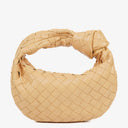 Bottega Veneta Mini Jodie Beige Leather Bag