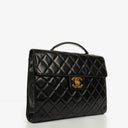 Chanel Cartella con Logo Maxi CC Nera