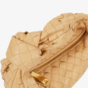 Bottega Veneta Mini Jodie Beige Leather Bag