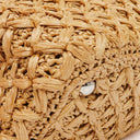 Prada Convertible Open Woven Raffia Tote Bag