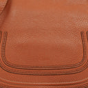 Chloe Brown Marcie Leather Top Handle Shoulder Bag