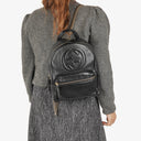 Gucci Soho Chain Black Pebbled Calfskin Backpack
