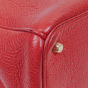 Christian Dior Medium Diorissimo Burgundy Calfskin Tote