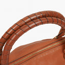 Chloe Brown Marcie Leather Top Handle Shoulder Bag