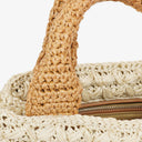 Prada Convertible Open Woven Raffia Tote Bag