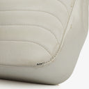 Chanel White Horizontal Quilted Small Double Flap Bag With 24K Gold-Plated Hardware