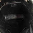 Christian Dior Black Leather Soft Shopping Tote