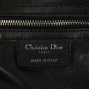 Christian Dior Black Leather Soft Shopping Tote