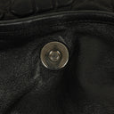 Christian Dior Black Leather Soft Shopping Tote