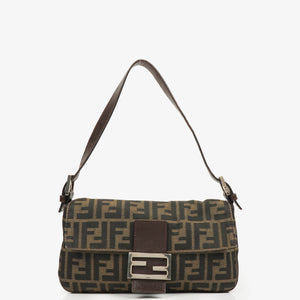Fendi Zucca Baguette Shoulder Bag