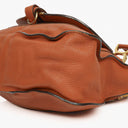 Chloe Brown Marcie Leather Top Handle Shoulder Bag