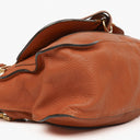 Chloe Brown Marcie Leather Top Handle Shoulder Bag