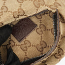 Gucci GG Beige/Brown Monogram Canvas Belt Bag