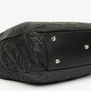 Christian Dior Black Leather Soft Shopping Tote