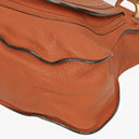 Chloe Brown Marcie Leather Top Handle Shoulder Bag