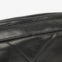 Chanel Vintage CC Black Quilted Lambskin Medium Camera Tassel Shoulder Bag