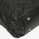 Christian Dior Black Leather Soft Shopping Tote