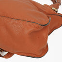Chloe Brown Marcie Leather Top Handle Shoulder Bag