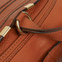 Chloe Brown Marcie Leather Top Handle Shoulder Bag