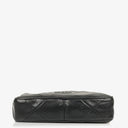 Chanel Vintage CC Black Quilted Lambskin Medium Camera Tassel Shoulder Bag