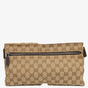 Gucci GG Beige/Brown Monogram Canvas Belt Bag