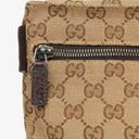 Gucci GG Beige/Brown Monogram Canvas Belt Bag