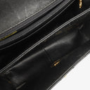 Chanel Top Handle Black Patent Leather Bag