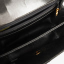 Chanel Top Handle Black Patent Leather Bag