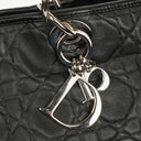 Christian Dior Black Leather Soft Shopping Tote