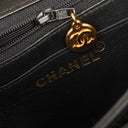 Chanel Top Handle Black Patent Leather Bag