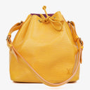 Louis Vuitton Petit Noe Yellow EPI Leather Shoulder Bag